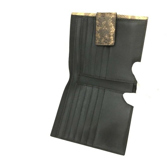 585099C V Gucci Wallet Logo Embossed Leather Bifold - Picture 5 of 8